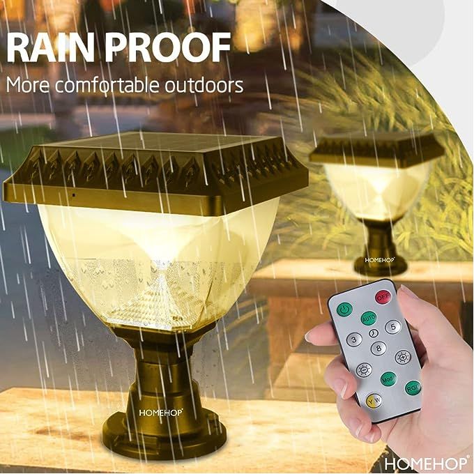 Solar LED Main Gate Light For Home Outdoor Garden Multicolor Lamp And Perimmeter Wall Lights
