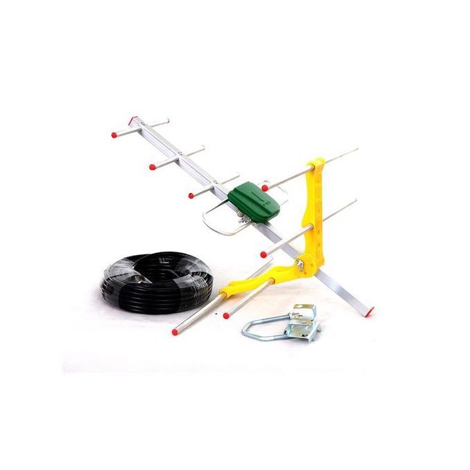 Phelistar Digital Tv Aerial With 10Meters Cable,14_43 Inch Strong TV Wall Mount Plus 4 Way Extention Cable
