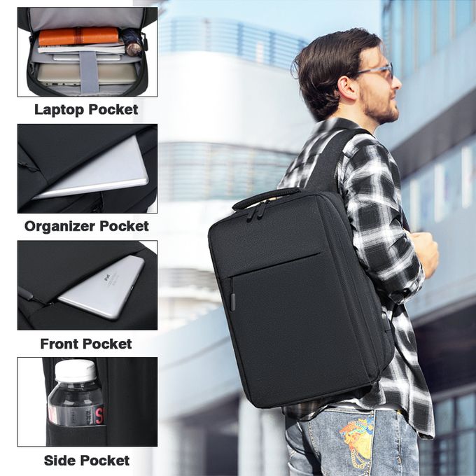 Fashion 16 Inch Laptop Backpack Bags With USB Waterproof