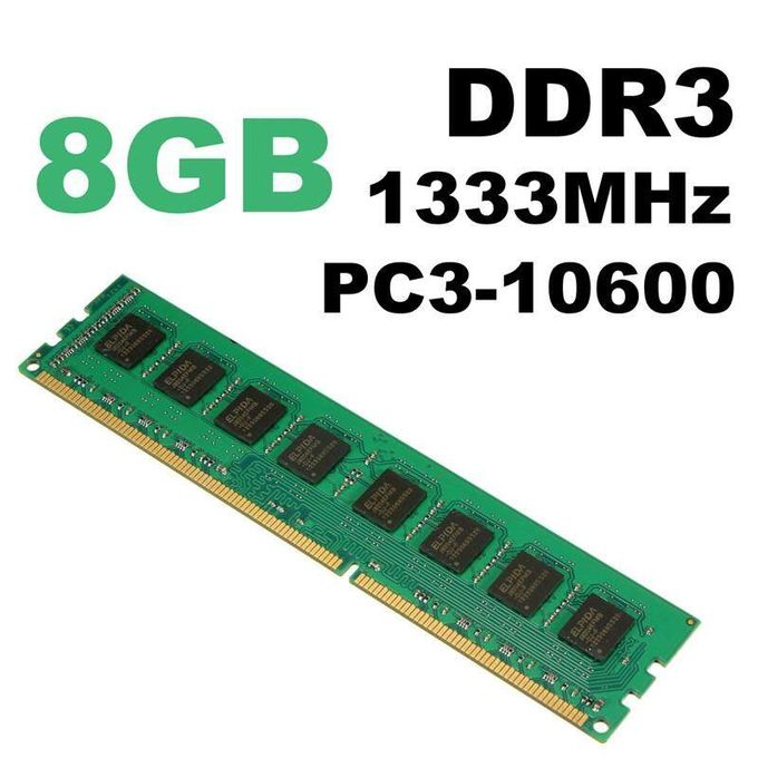 8GB DDR3 PC3-10600 1333MHz Desktop PC DIMM Memoria RAM 240 Pins