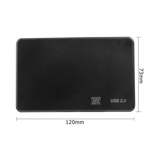 2.5 Inch Sata HDD SSD To USB 2.0 Hard Disk Case