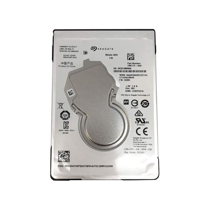 Seagate 1TB Internal Hard Disk For Laptop