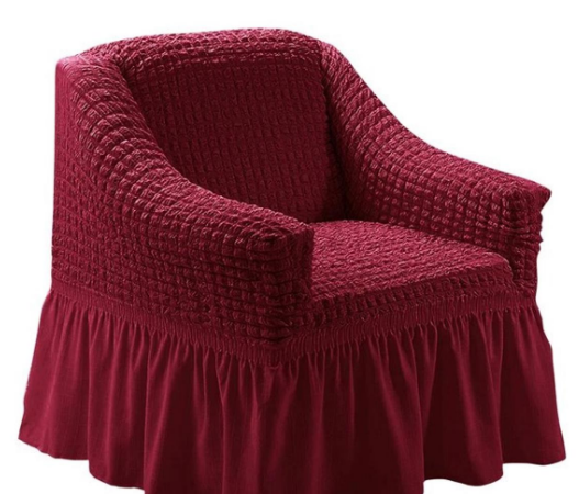 KILIMALL MEGA OFFER !!!! for maroon loose covers 7 seater set ;3:2:1:1  made in modern turkish design with high quality elastic linen for maximum confort and durability with a three month warranty