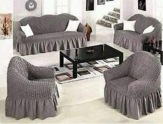 valentines offer two seater loose covers available in grey and maroon fit for all sizes  with astrechy, confortable high quality linen to provide service for a long time available with a three month warranty