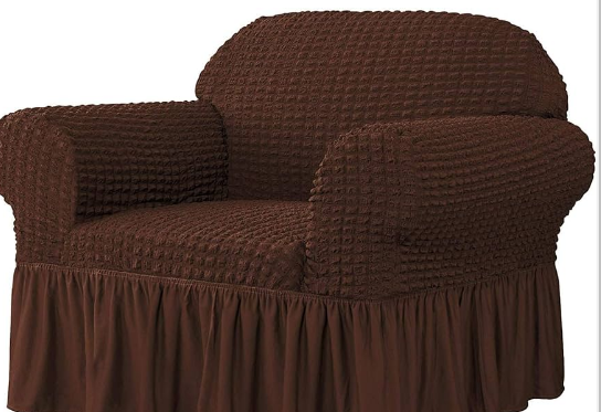 AMAZING HOT SALES!!! chocolate brown loose covers suitable for 7 seater set: 3:2:1:1  with stretchy fabric and durable, washable high quality confortable fabric available with 3 months
