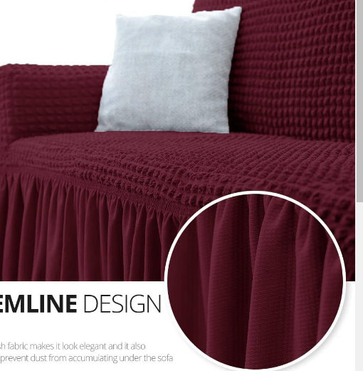 MEGA OFFER !!! modern turkish blue loose covers made with high quality linen to provide service for long  available for 3:1:1 seater at discounted price with warranty