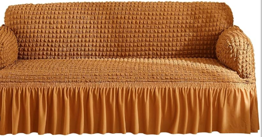 MEGA OFFER !!! modern turkish blue loose covers made with high quality linen to provide service for long  available for 3:1:1 seater at discounted price with warranty