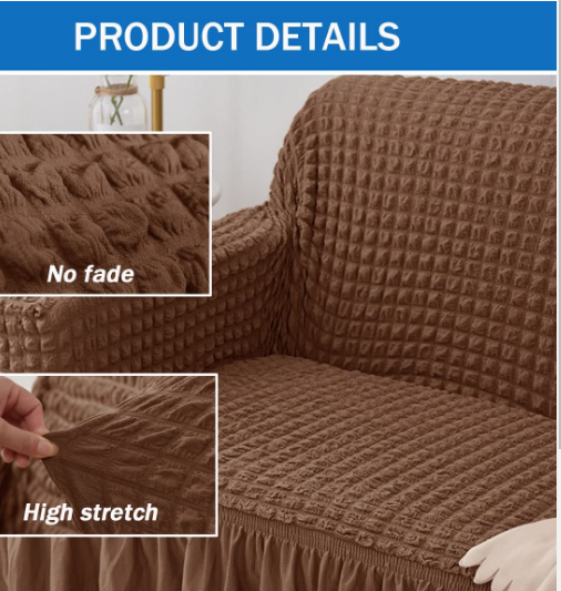 MEGA OFFER !!! modern turkish blue loose covers made with high quality linen to provide service for long  available for 3:1:1 seater at discounted price with warranty