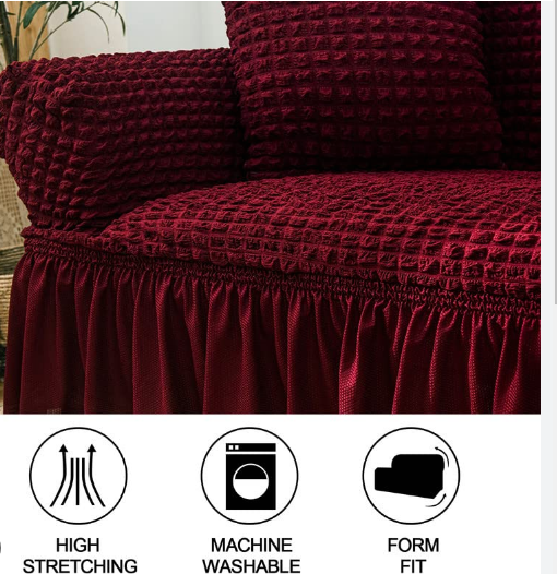MEGA OFFER !!! modern turkish blue loose covers made with high quality linen to provide service for long  available for 3:1:1 seater at discounted price with warranty