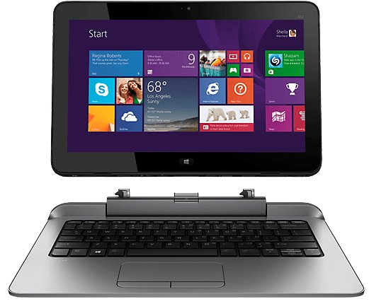 Touchscreen Refurbished hp Laptop Hp Pro X2 612 G1 2 in 1 Core i3 4th Gen 4gb 256gb 12.5" backlight Keyboard Windows 10 Notebook Black Refurbished Hp Laptop Computer