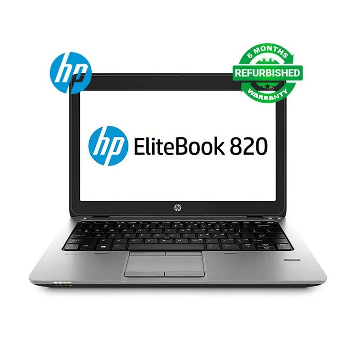 Hp EliteBook 820 G3 | Core i5 | 8GB RAM | 256GB SSD | Refurbished Laptop Computer | Notebook Black 12.5 Inches