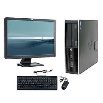 Complete Set with mouse and keyboard } Refurbished HP COMPAQ INTEL CORE I5-4GB RAM, 500GB HDD-3.0GHz Desktop computer + 19" Monitor-Black Black M