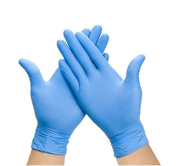 Nitrile powder free gloves,  For Foodhandling, spa and cosmetic use,industrial and medical use a pack of 100pcs