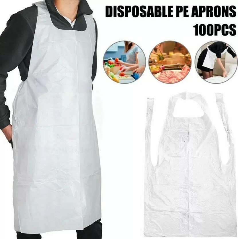Disposable Aprons A Pack Of 100pcs