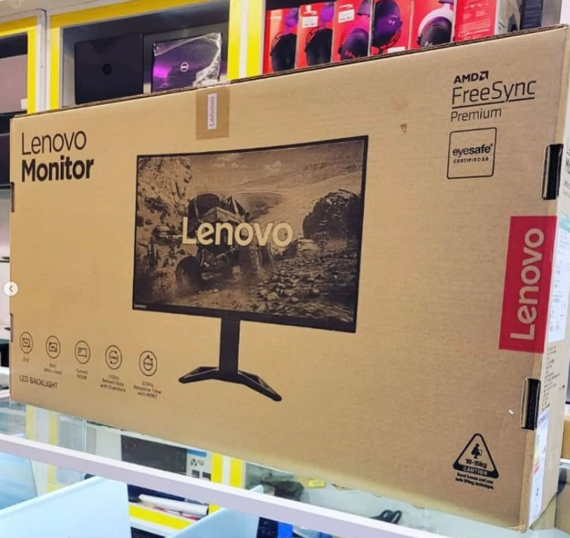 Lenovo G27c-30 27-inch Curved Gaming Monitor 165Hz. (built-in Speakers)