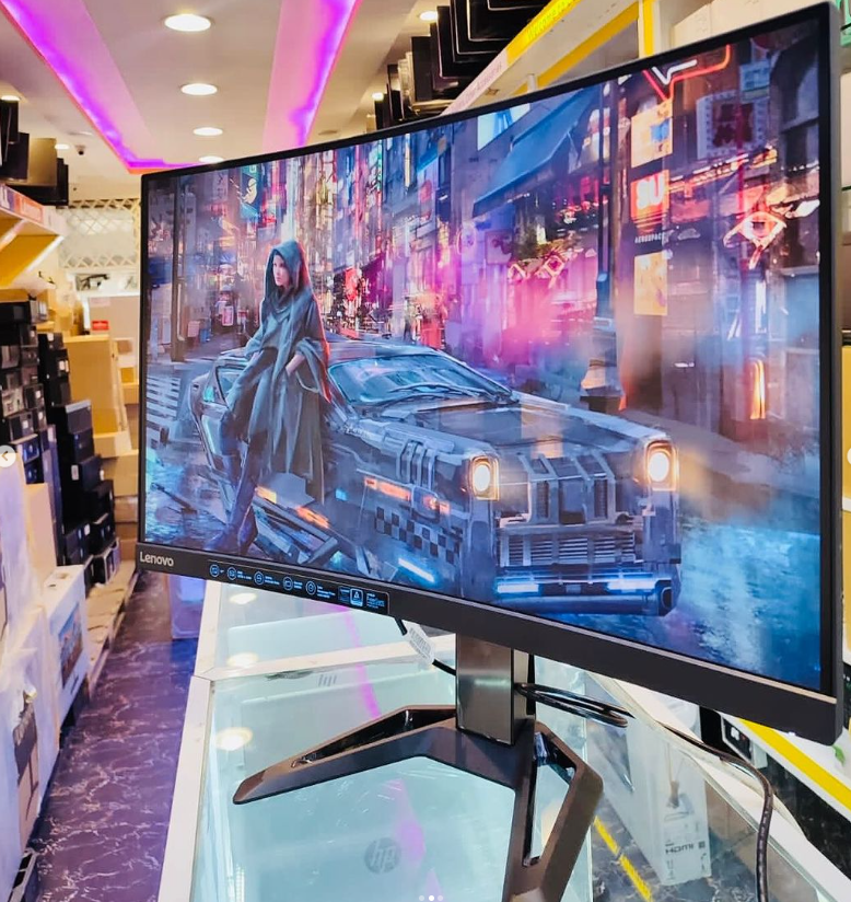 Lenovo G27c-30 27-inch Curved Gaming Monitor 165Hz. (built-in Speakers)