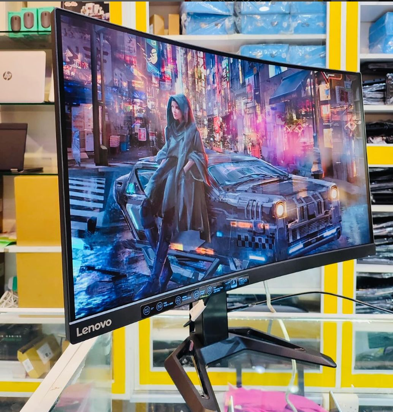 Lenovo G27c-30 27-inch Curved Gaming Monitor 165Hz. (built-in Speakers)