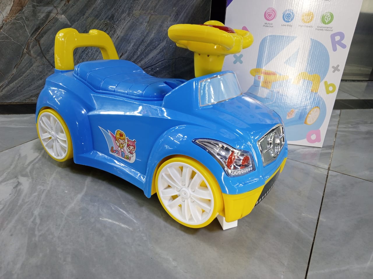 WENDO TODLER/BABY POTTY TRAINING CAR TOY WITH MUSIC