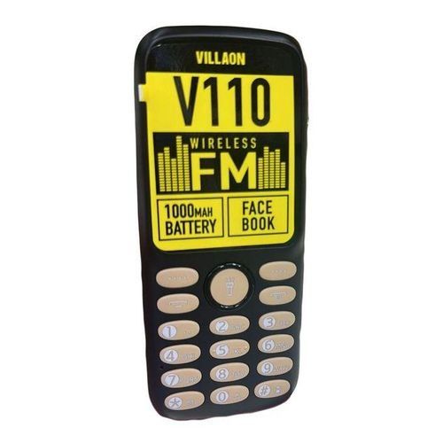 VILLAON V110 1.77" Screen Kabambe,Wireless FM,Camera,Bright Touch,Facebook,1000mAh(Dual Sim) featured phone