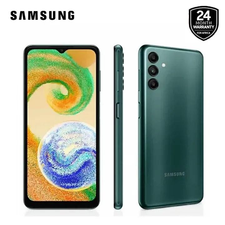 Samsung Galaxy A04S 6.5" HD 90Hz 128GB ROM 4GB RAM 50MP Triple Camera 5000mAh Android 12 Dual SIM Smart Phones