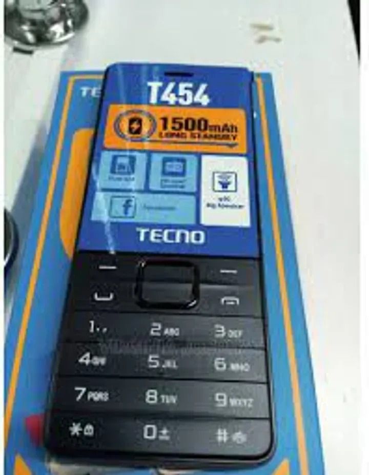 Tecno T454 Dual Sim,2.8" Screen,With Camera Flash Light, 1500mah Featured Phones