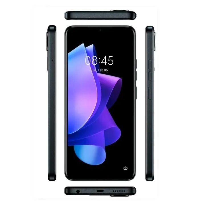 Tecno pop 7 64Gb Rom Upto 4Gb Ram 5000mAh 6.6" HD Dual sim 4G Android Smart Phone