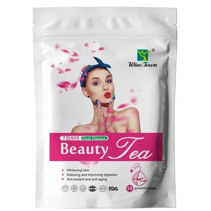 Beauty tea Wins Town 7 Days Skin Smoothing Detox Skin Brightening Beauty Tea