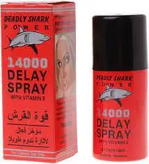 Delay Ejaculation Spray Sex 14000 Delay Spray deadly shark power with vitamin E,long lasting excitement spray