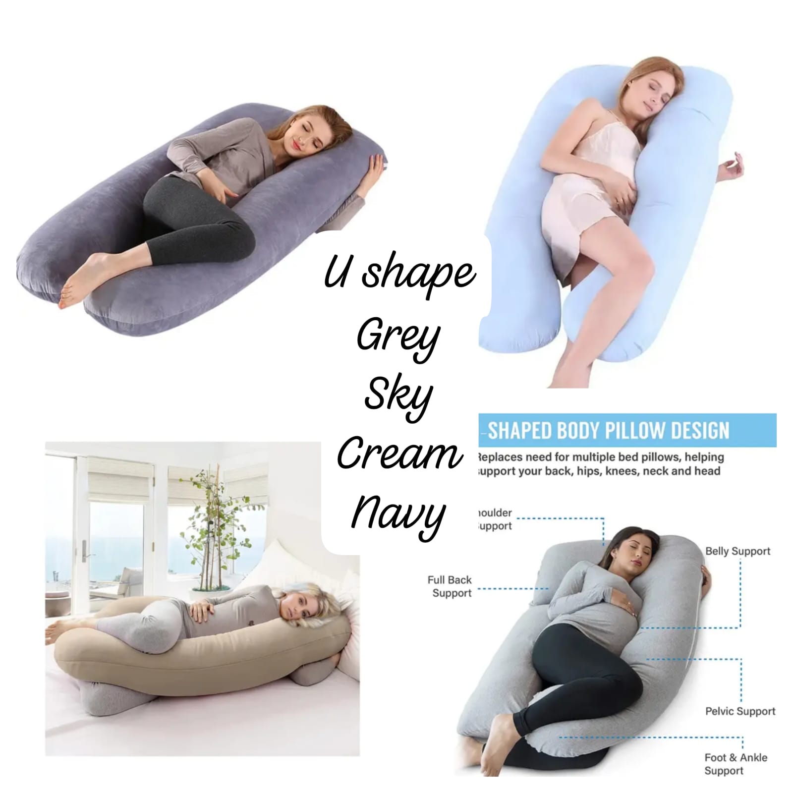 Pregnancy pillow C-shaped Pregnancy Pillow maternity pillow Relaxing comfort pillow