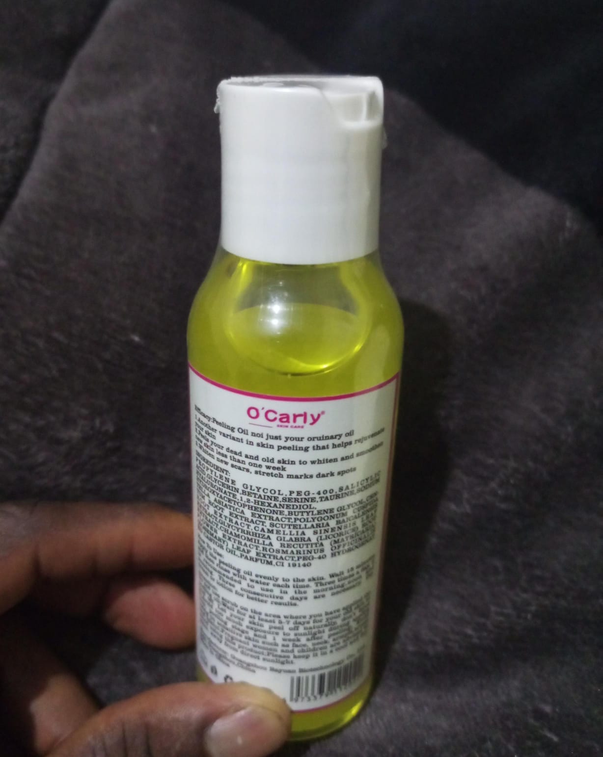 Peeling oil Extra Strong Yellow Peeling Oil skin whitening scars remover,stretch marks remover,dark spots remover,skin repair oil 110ml