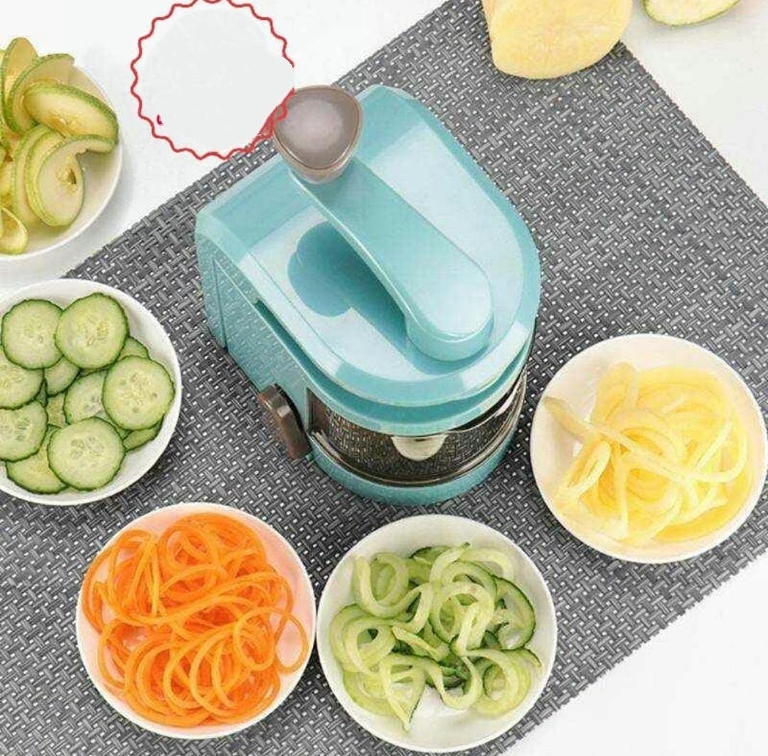 Rotary Cheese Grater Stainless Steel, Electric Vegetable Cutter Slicer Chopper, Multifunctional Vegetable Cutter Shredder Slicer For Zucchini Fries Fruit Vegetable Salad Green