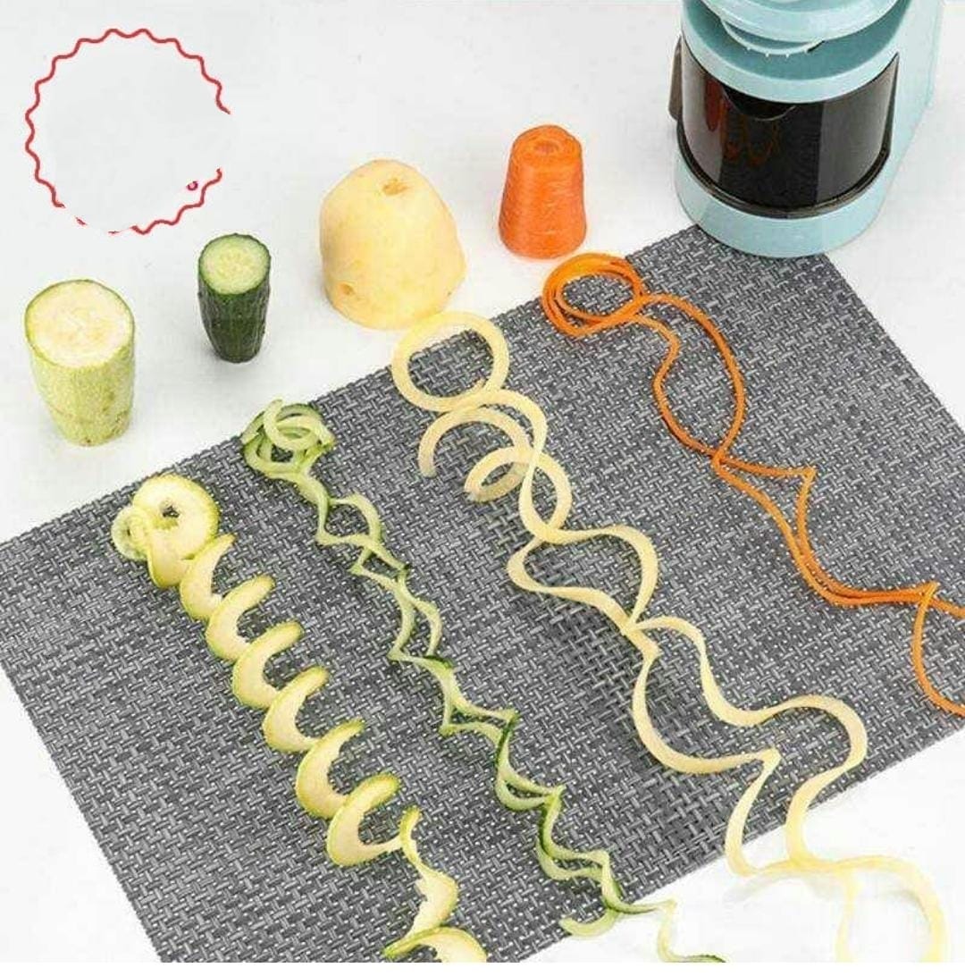Rotary Cheese Grater Stainless Steel, Electric Vegetable Cutter Slicer Chopper, Multifunctional Vegetable Cutter Shredder Slicer For Zucchini Fries Fruit Vegetable Salad Green