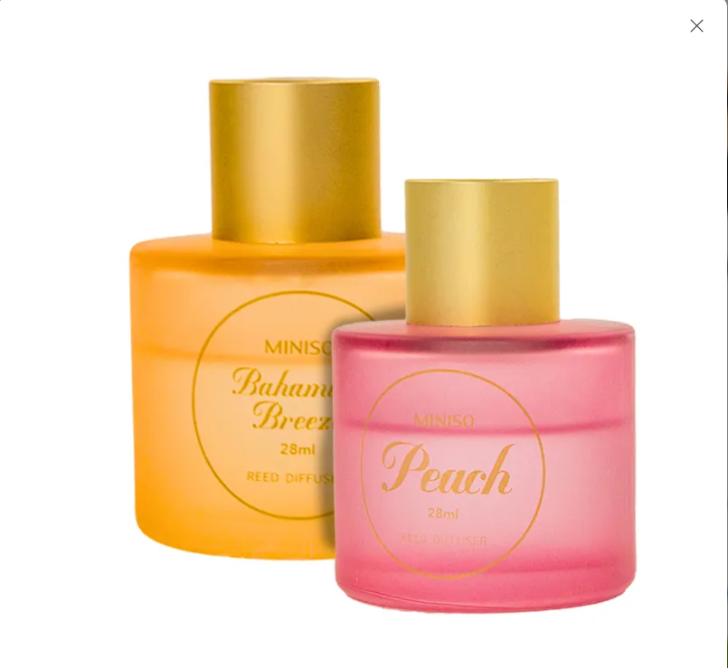 Encounter PEACH SCENT Series Reed Diffuser transforming your home/office into a fragrant garden of joy and serenity