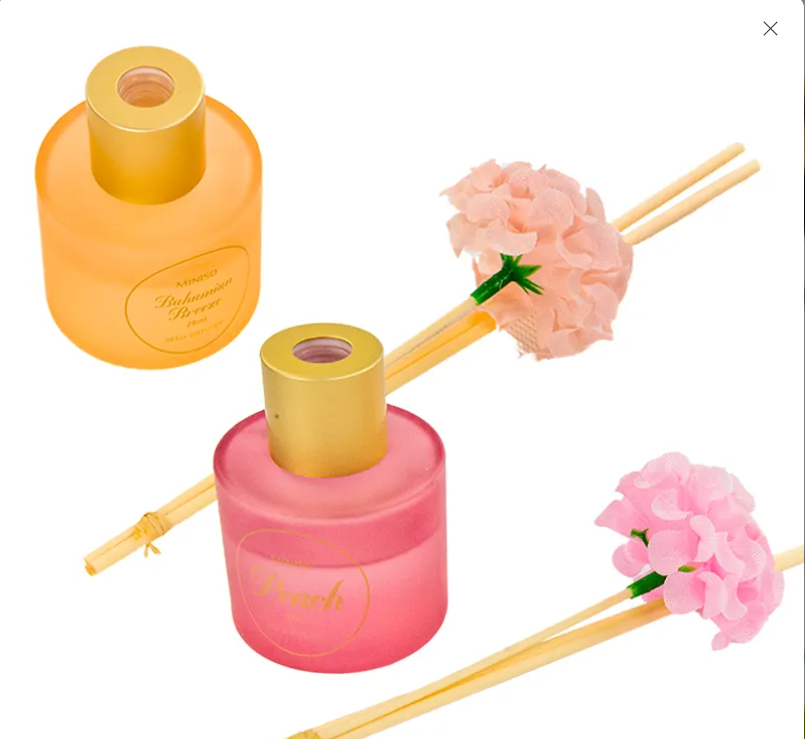 Encounter PEACH SCENT Series Reed Diffuser transforming your home/office into a fragrant garden of joy and serenity