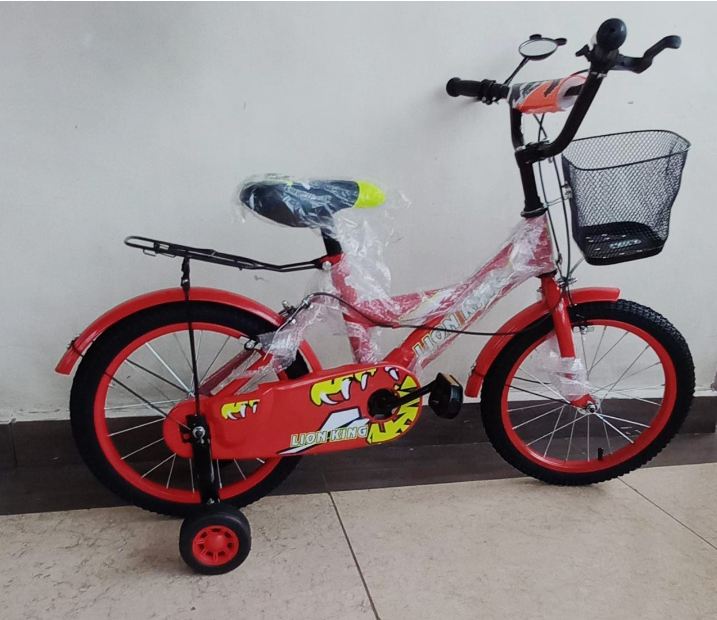 Lion King Bicycle Kids Bike For Sports Size 12;Age 2.5yrs-4Years(with balance wheels)