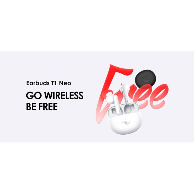 Wireless Bluetooth Earphones Itel ITW-60 True Wireless Earbuds With Touch Controls, Long Battery Life, and HD Sound