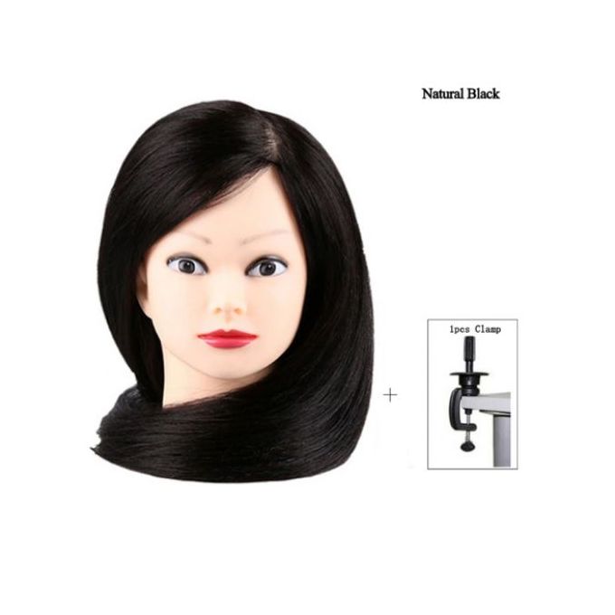 Dummy Head Doll With Hair, Hairdressing Training Doll Model