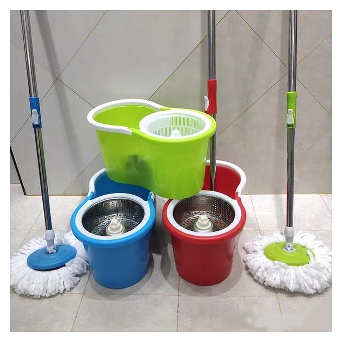 Rotating 360 Spin Mopper And Bucket Set
