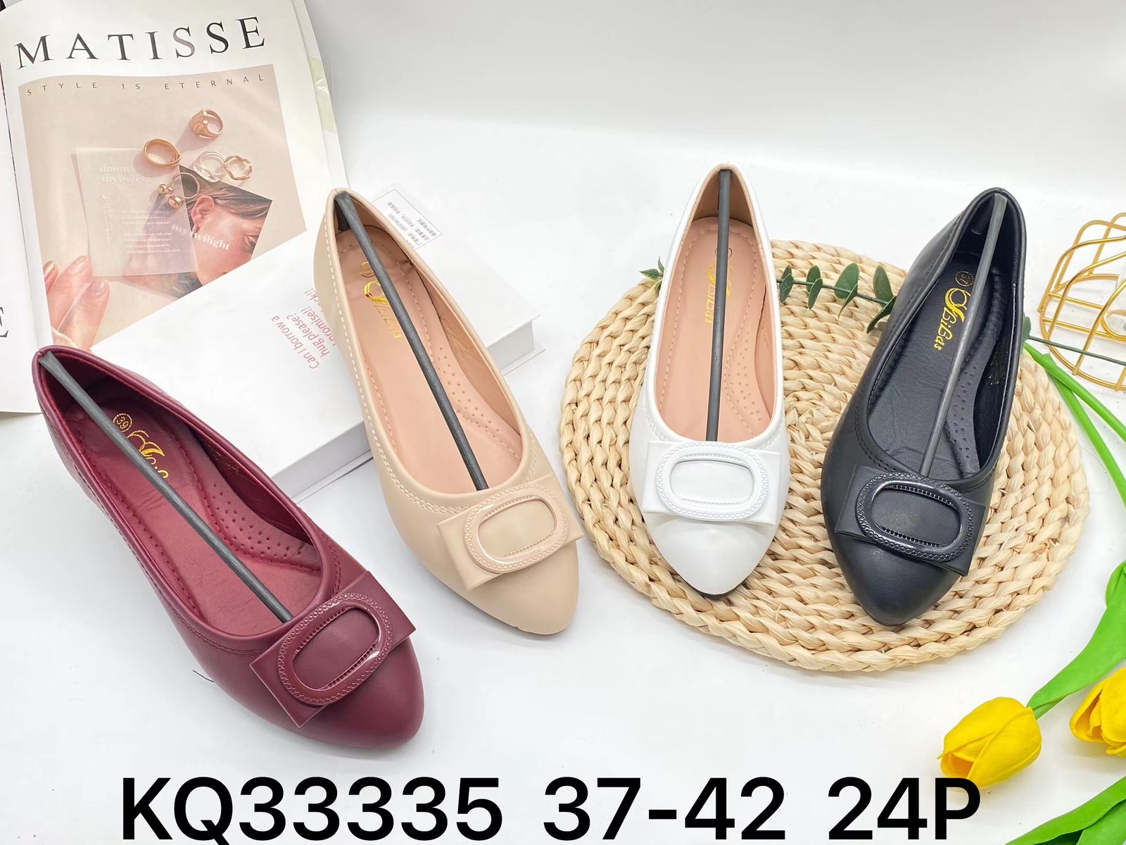 women flat breathable comfortable ladies closed dolly shoes for women and girls