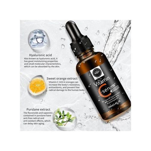 QBD Vitamin C+Hyaluronic Acid Anti-aging&Brightening Serum-100ml