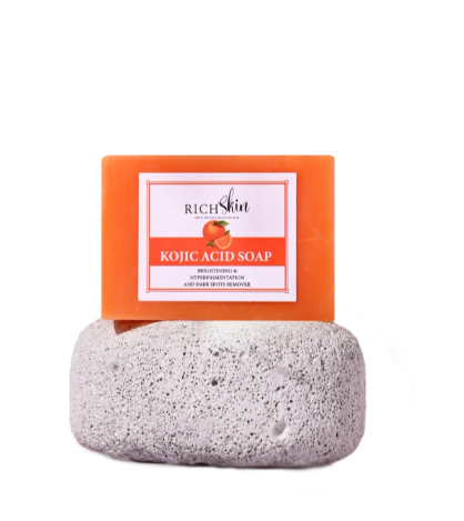 Huddah rich beauty kojic acid soap targeted for all skin types to brighten skin