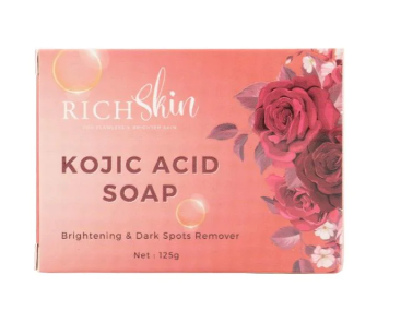 Huddah rich beauty kojic acid soap targeted for all skin types to brighten skin