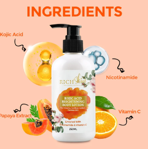 Rich beauty  kojic acid body lotion