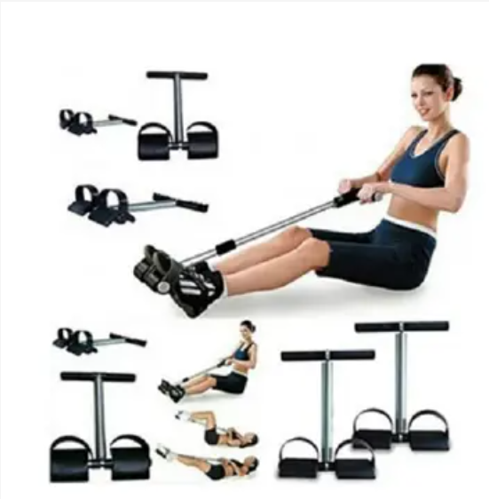 Annivesary offer Tummy Trimmer: Training Spring Exerciser Double Spring Tummy Sit up Exercise Workout Gym, flat tummy and abs
