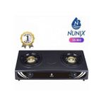 Nunix Auto Ignition Two Burner Gas Original Cooker Stove + 2M Pipe + 6KG Regulator