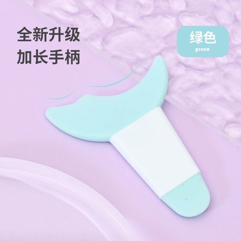 Silicone Eyeliner Aid & Mascara Shield Guard - Multifunctional Eye Makeup Tool for Women & Beginners blue one size view 2