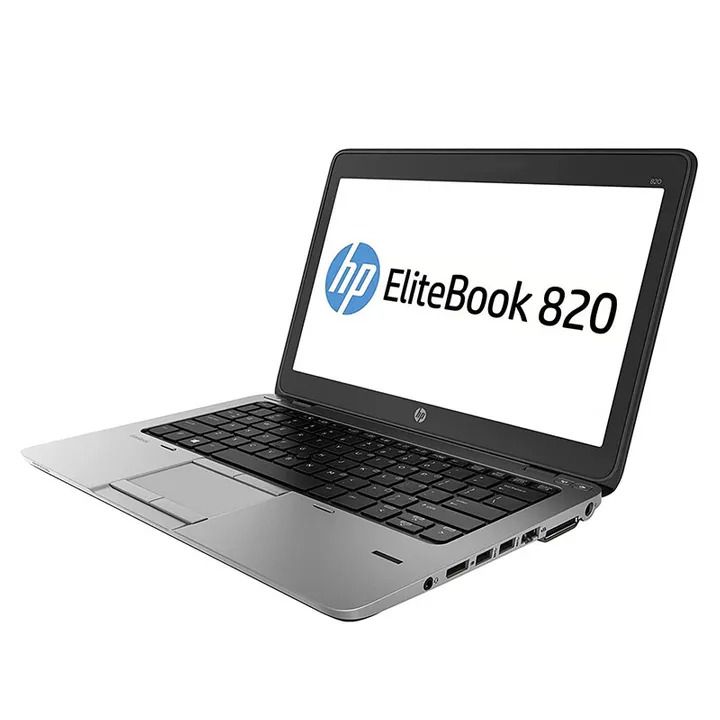 Refurbished Hp EliteBook 820 G2 | Core i5 | 8GB RAM | 500GB HDD 5TH GENERATION, 6 Months Warranty Laptop Computer | Notebook Black 12.5 Inches