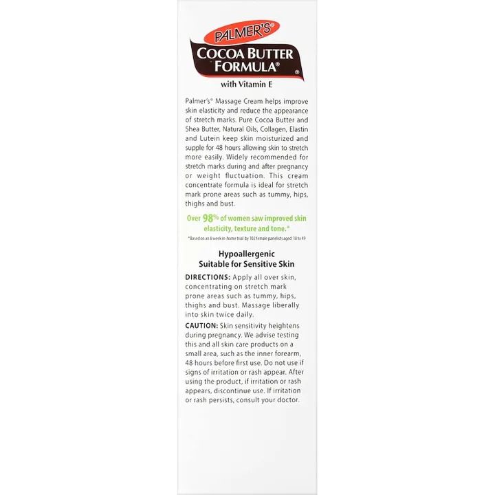 Palmers Cocoa Butter Formula Massage Cream for Stretch Marks and Pregnancy Skin Care