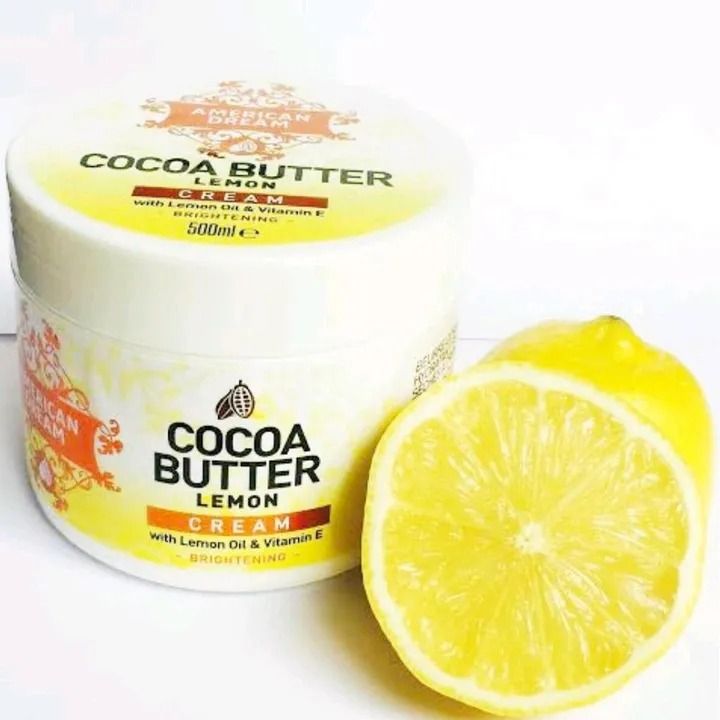 American Dream Cocoa Butter Lemon Brightening Cream-WithLemonOil&VitaminE-500ml