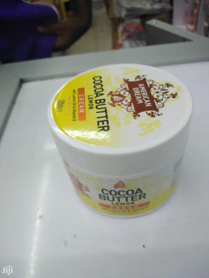 American Dream Cocoa Butter Lemon Brightening Cream-WithLemonOil&VitaminE-500ml